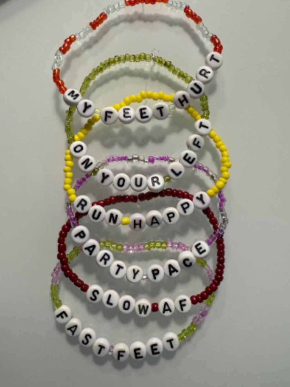 Runner Beaded Friendship Bracelets - Three Pack